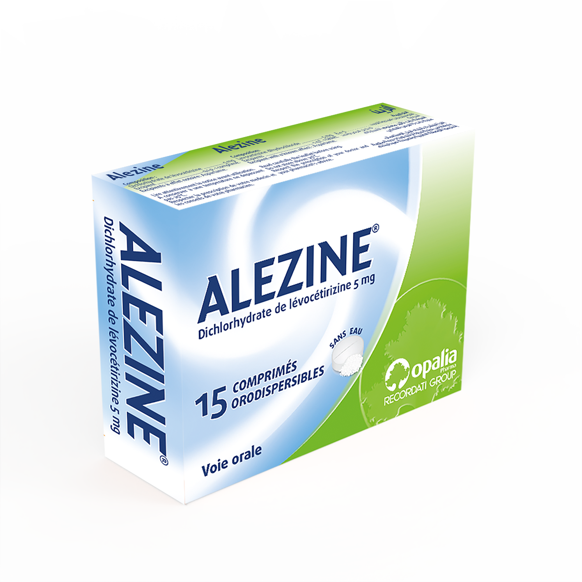 ALEZINE 5 mg Orodispersible tablet Box of 15