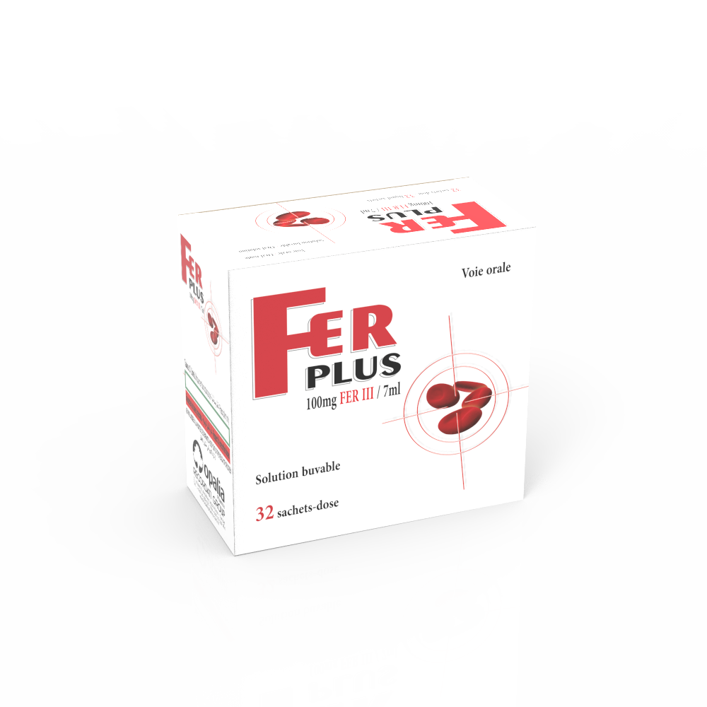 FER PLUS - Oral solution Box of 32 sachets / 7 ml